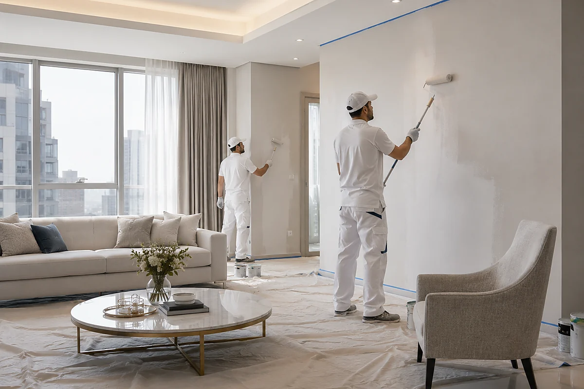 Interior painting project